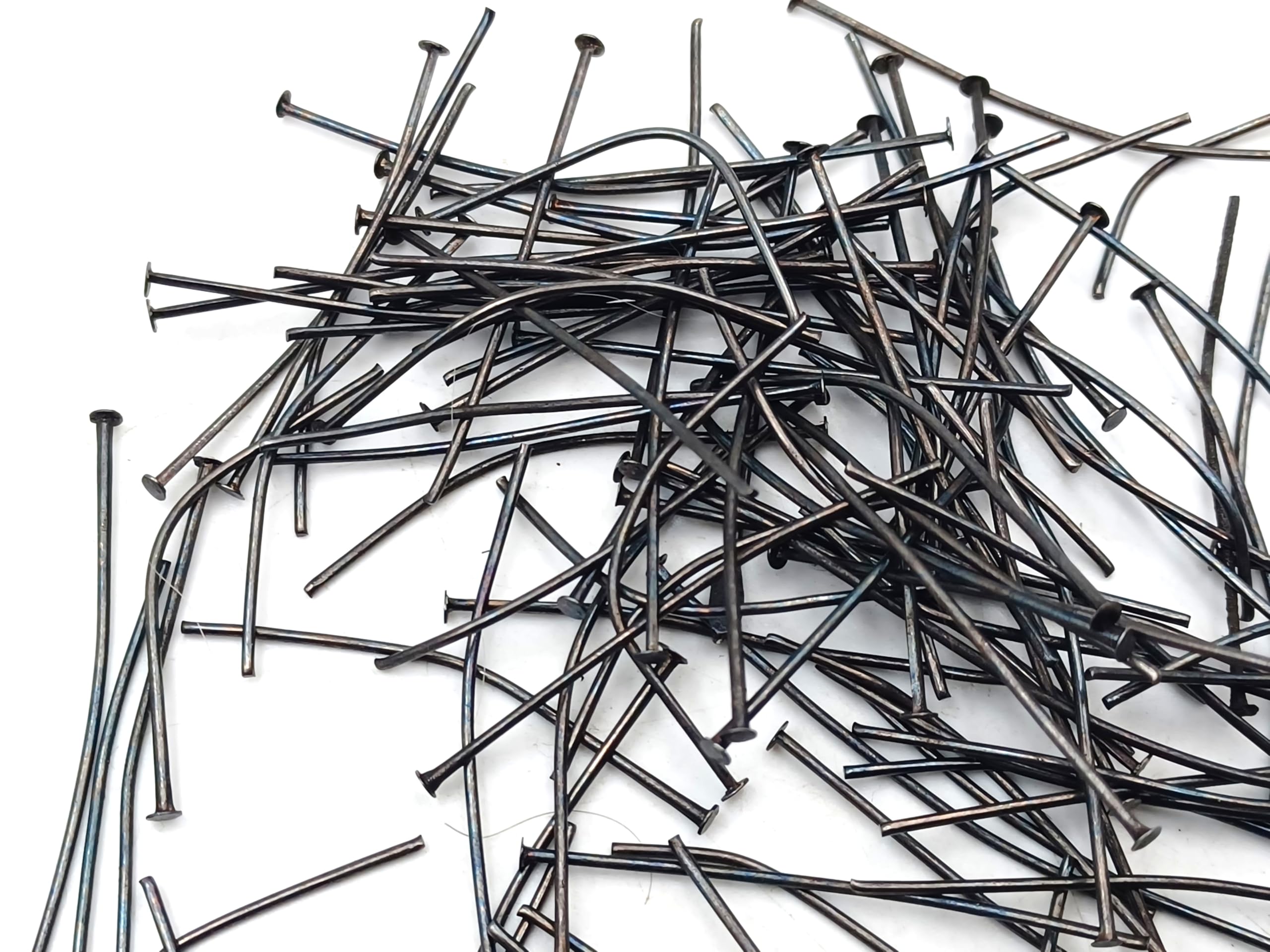 Chandelier Crystal Connecting Pins Dark Antique 40mm Crystal Connectors Pack of 100