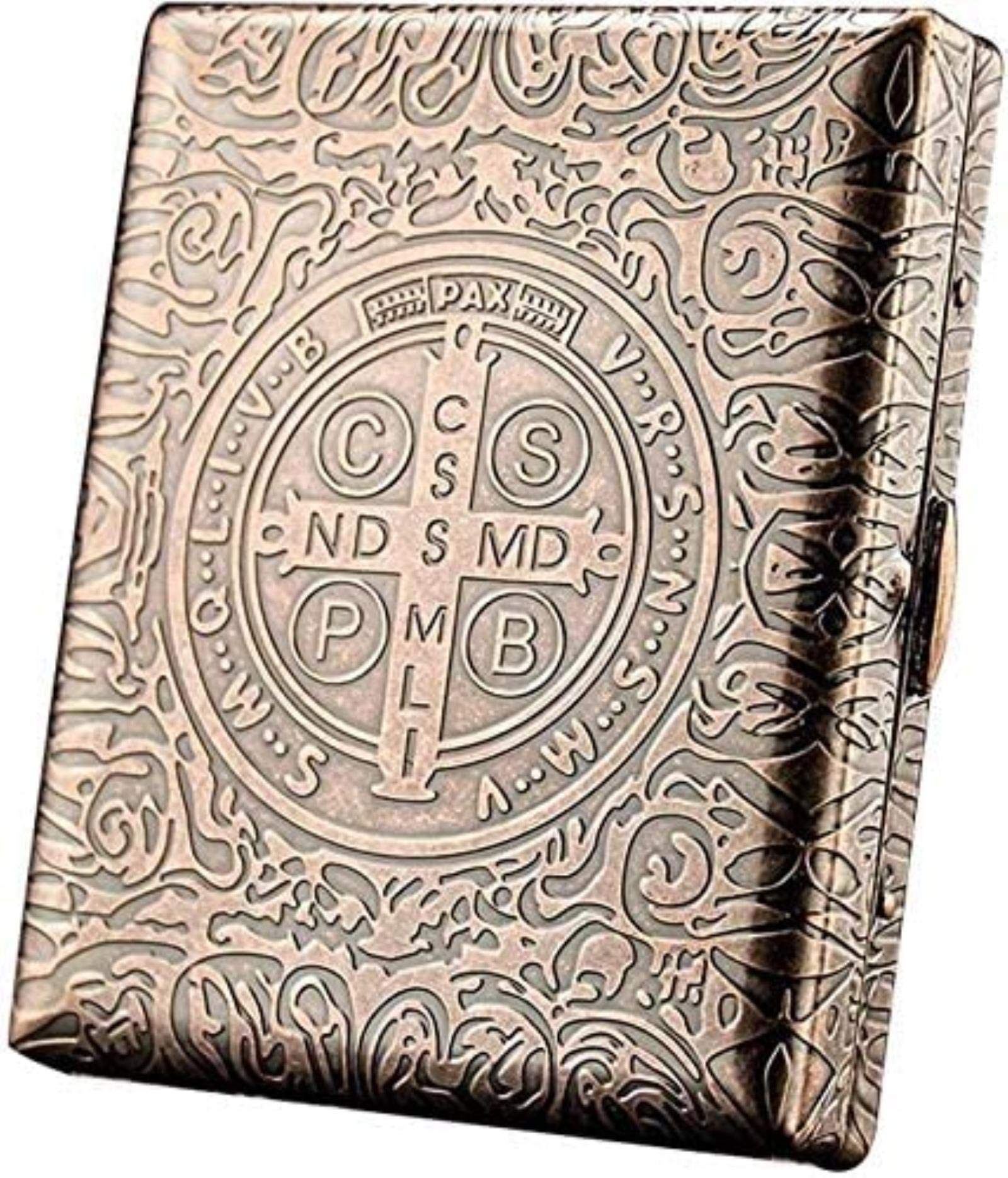 Aluminum Cigarette case Metal Cigarette Case Men Waterproof Moistureproof Ultra Thin Portable Cigarette Holder Gift can Hold 20 Cigarettes Conventional Cigarette case