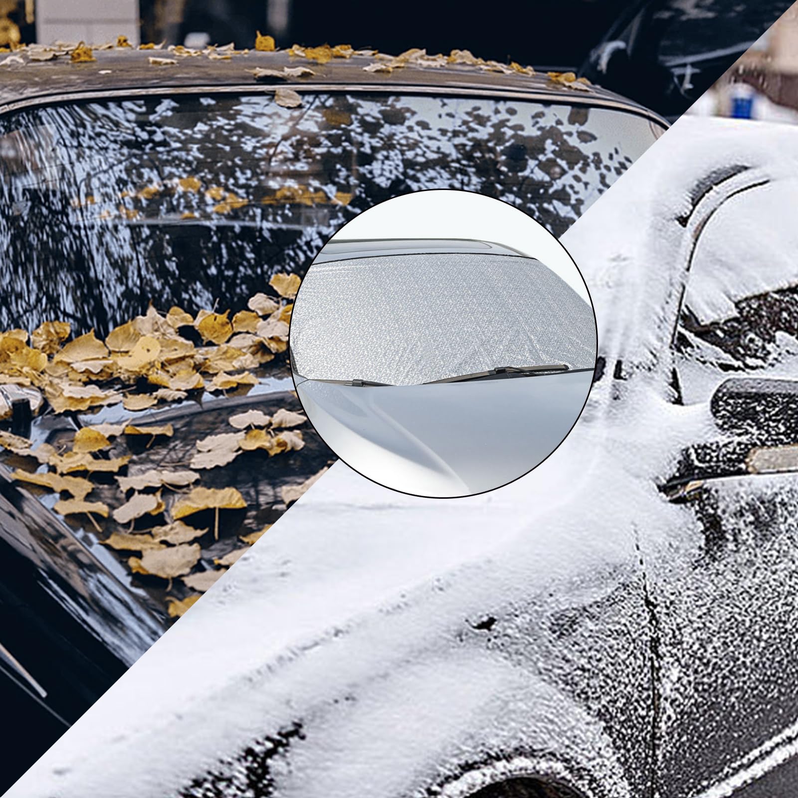 Copriparabrezza per auto inverno protezione neve ghiaccio gelo sole polvere