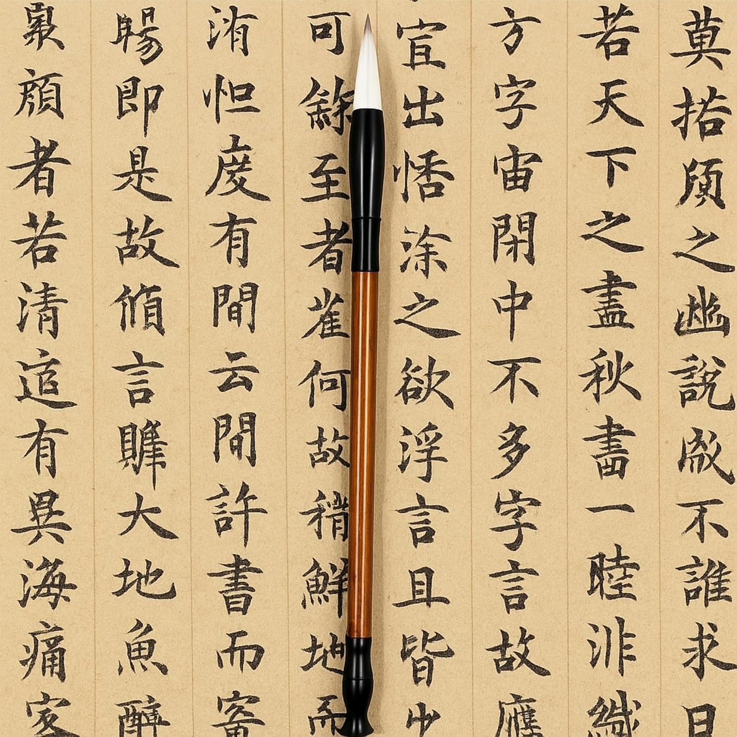 2 Pcs Reusable Chinese Calligraphy Water Writing Cloth, Inkless calligraphy Practice Paper with Felt Pencil Case & 1 Brush, Water-based Writing Cloth for beginners(4 Items)