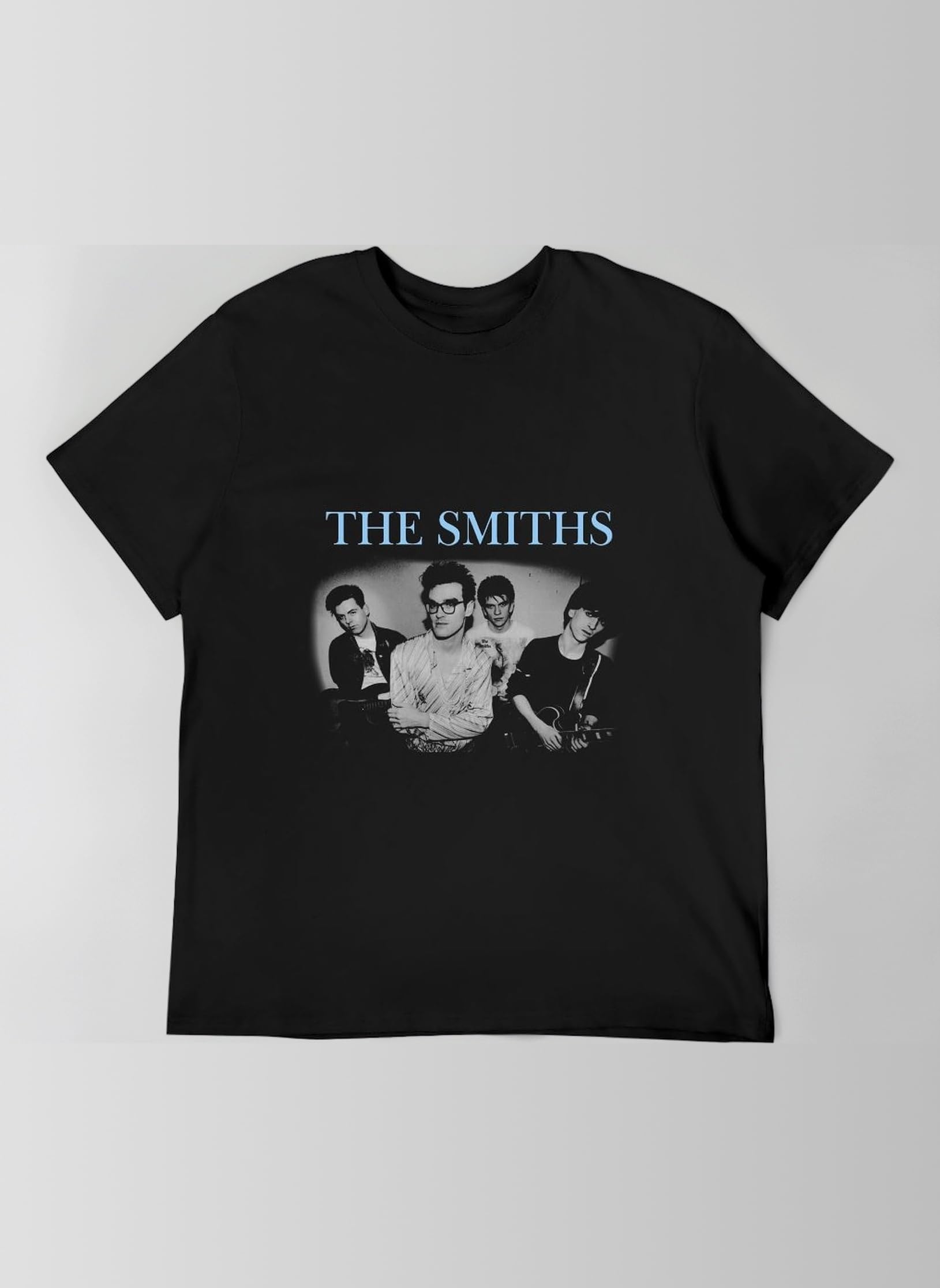 The Smiths Vintage Mens T-Shirt The Smiths Music Band Black Shirt Black L