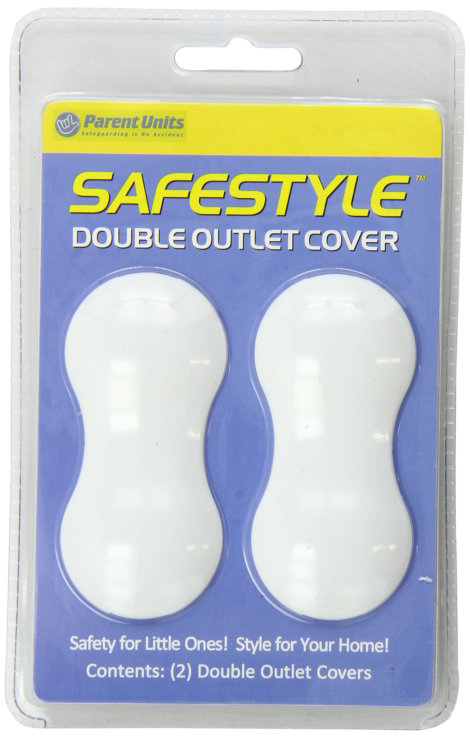 SafestyleDouble Outlet Cover, 2-Count