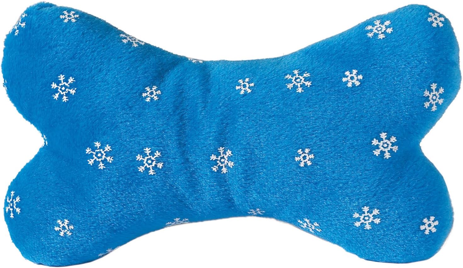 Zanies Blizzard Bone Dog Toys, Large Blue, 7.25"