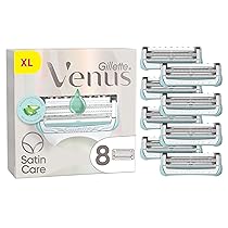 Gillette Venus Per i Peli e la Pelle della Zona Intima, 8 Lamette di Ricambio per Rasoio Da Donna, Aiuta a Proteggere La Pelle Della Zona Intima Dalle Irritazioni Della Rasatura