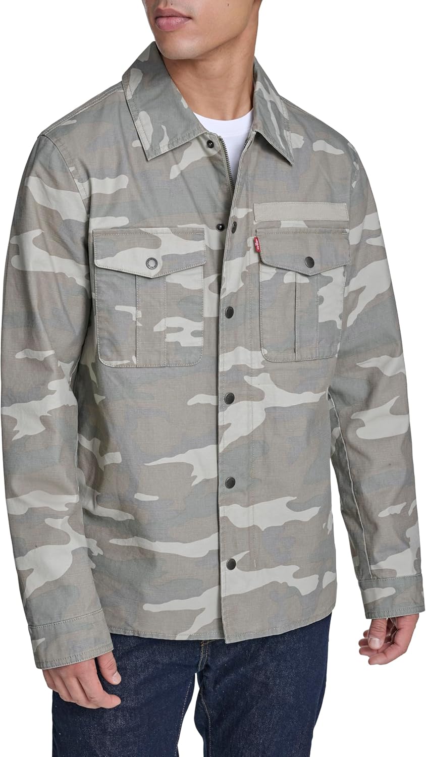 Levi's Men's Cotton Canvas Shirt Jacket