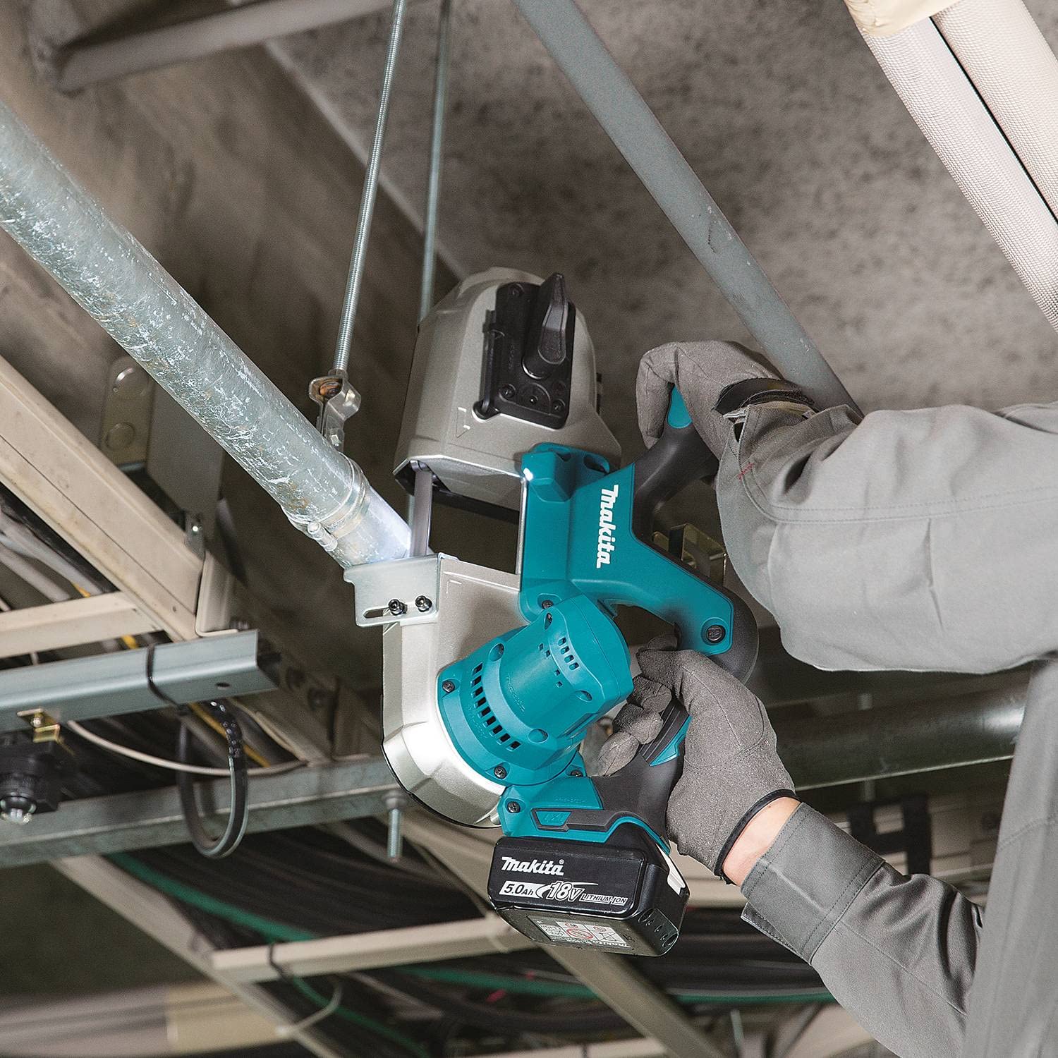 Makita DPB182Z Akku-Bandsäge 18 V (ohne Akku, ohne Ladegerät)