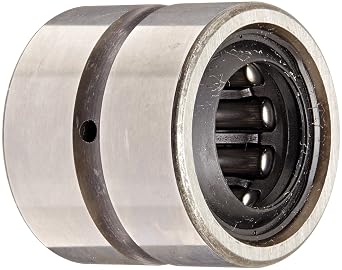 Koyo HJ-101816.2RS Needle Roller Bearing, Heavy Duty, HJ Type, Open End, Double Sealed, Oil Hole, Steel Cage, Inch, 5/8" ID, 1-1/8" OD, 1" Width, 6100rpm Maximum Rotational Speed