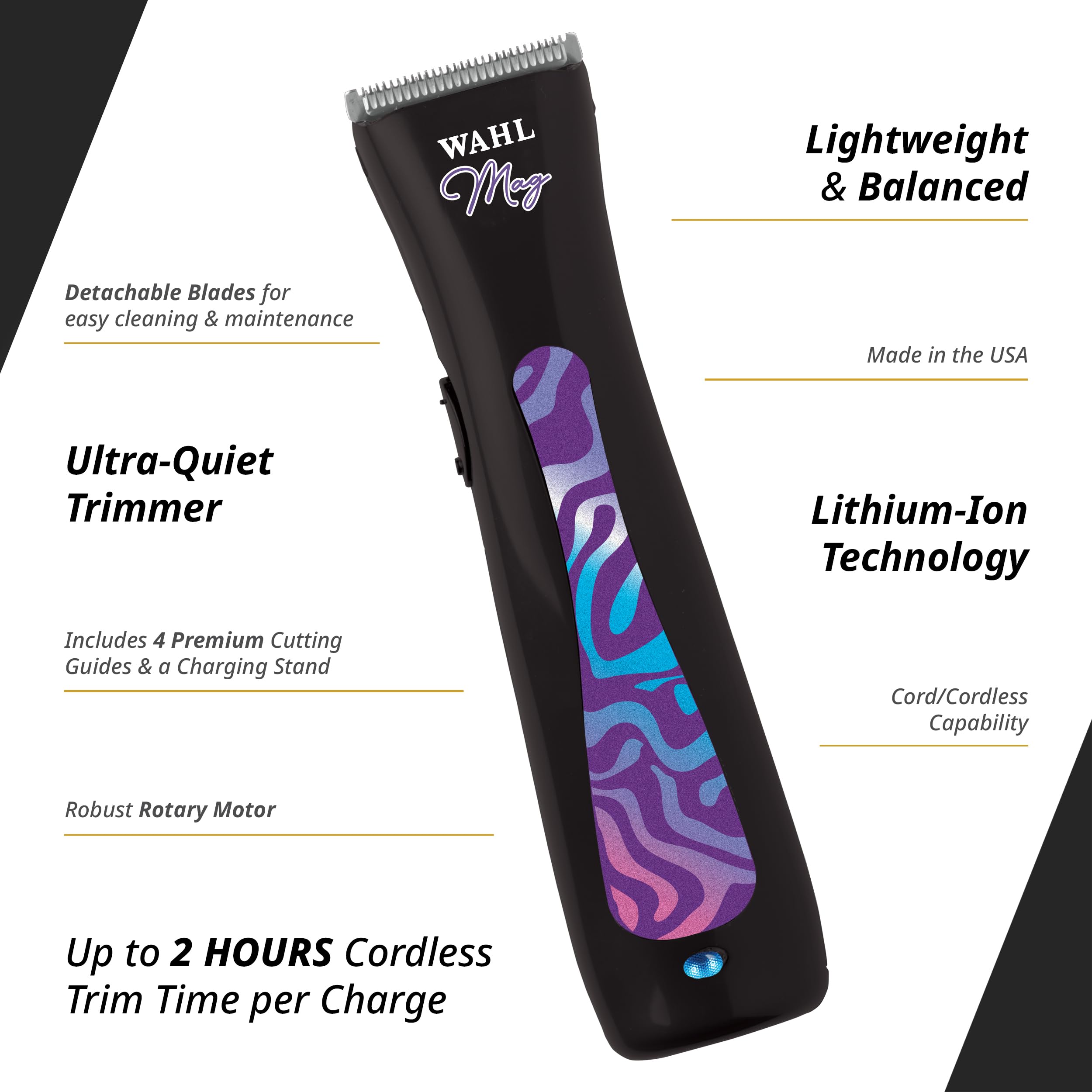 Wahl Professional Sterling Mag 2026 LE - Rasoio senza fili, colore: viola e