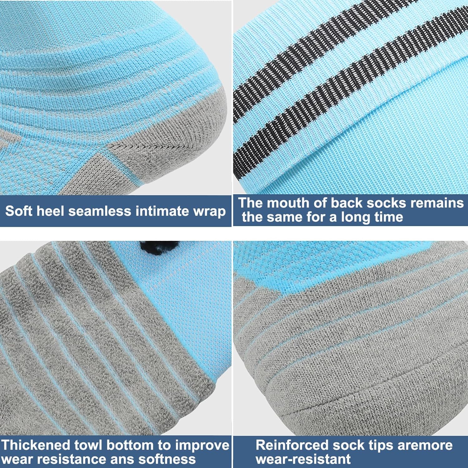 2 Pairs Kids Baseball Socks and Belt Combo, Youth Boys Girls Athletic Socks Cushion Knee Socks Softball Socks - Image 4