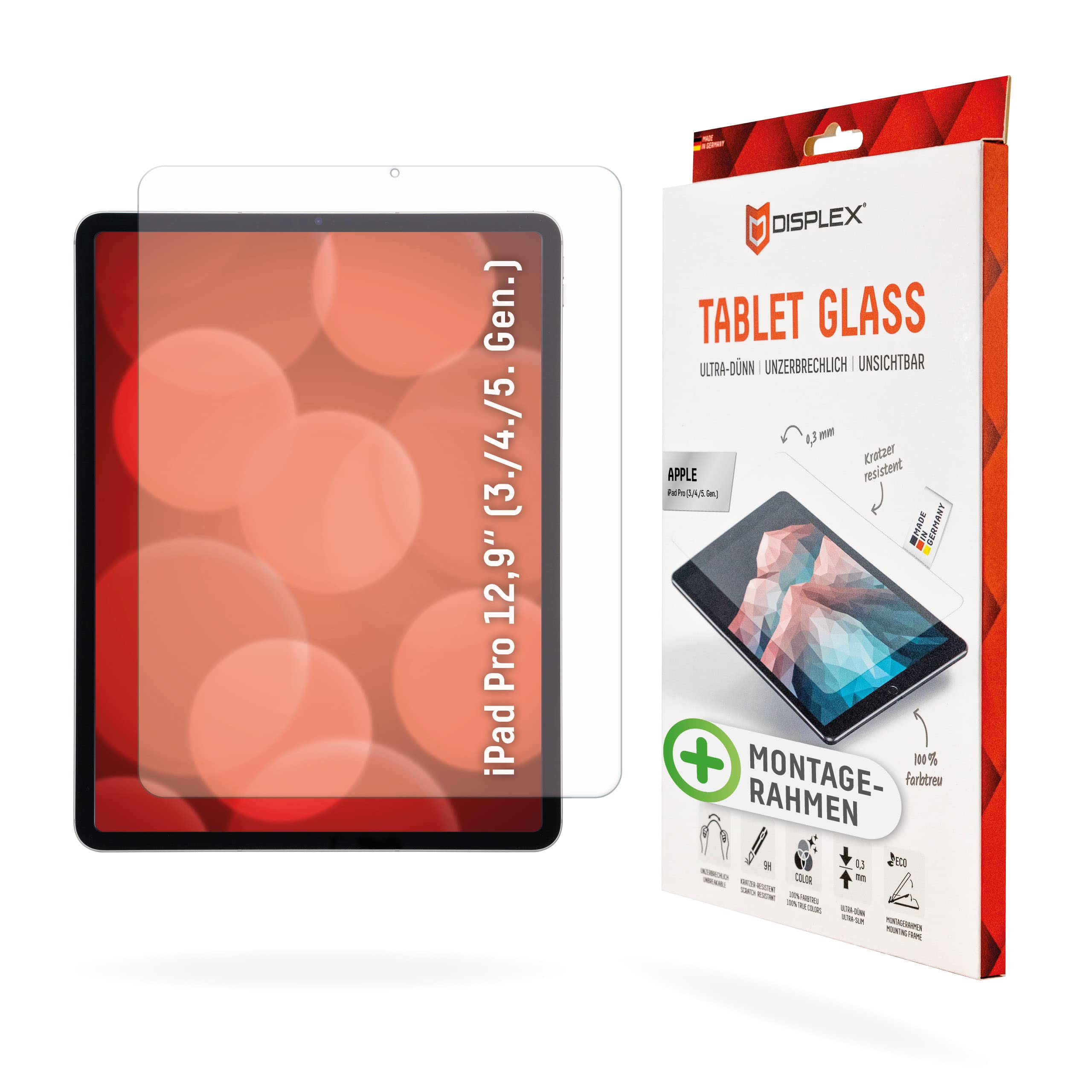 Displex Tablet-Glas für iPad Pro 11" und iPad Air
