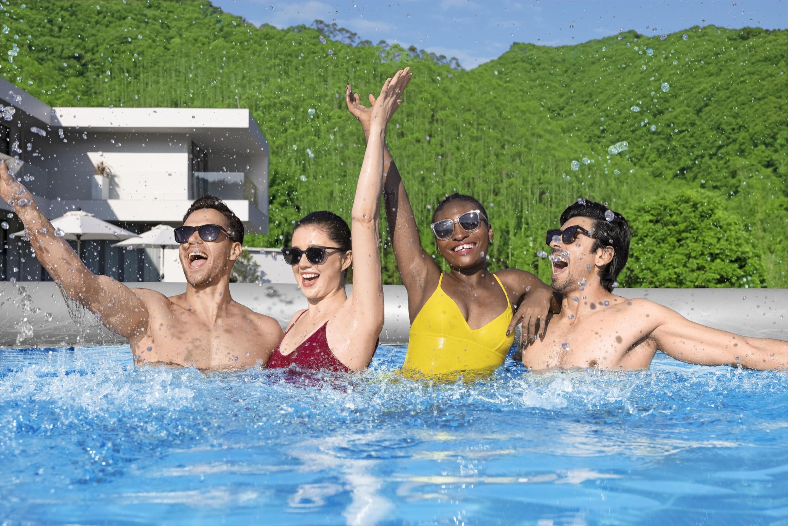 Bestway Fast Set Pool Set 457 x 122 cm con Pompa Filtro e Accessori