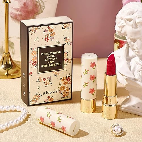 Miniatura 7 de HARUE Maquillaje de labios rojo nude mate, textura cremosa de terciopelo, hidratante y ligero para un color transparente con un acabado brillante,