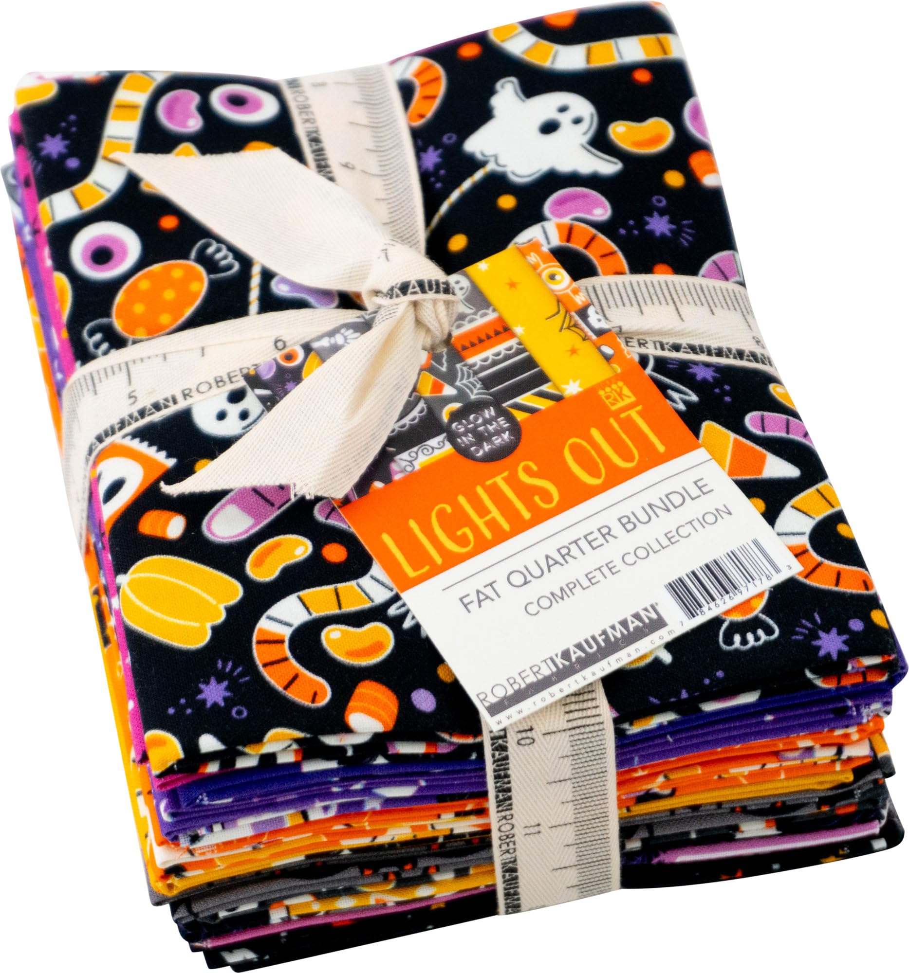 Robert Kaufman Assorted Lights Out 14 Fat Quarters Fabrics Fq-2336-14