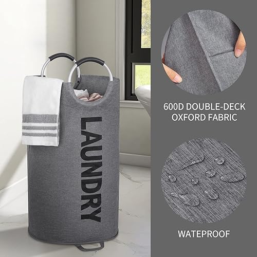 Miniatura 4 de ZERO JET LAG - Cesta de lavandería (tamaño XL, 7 colores) plegable de tela para colada