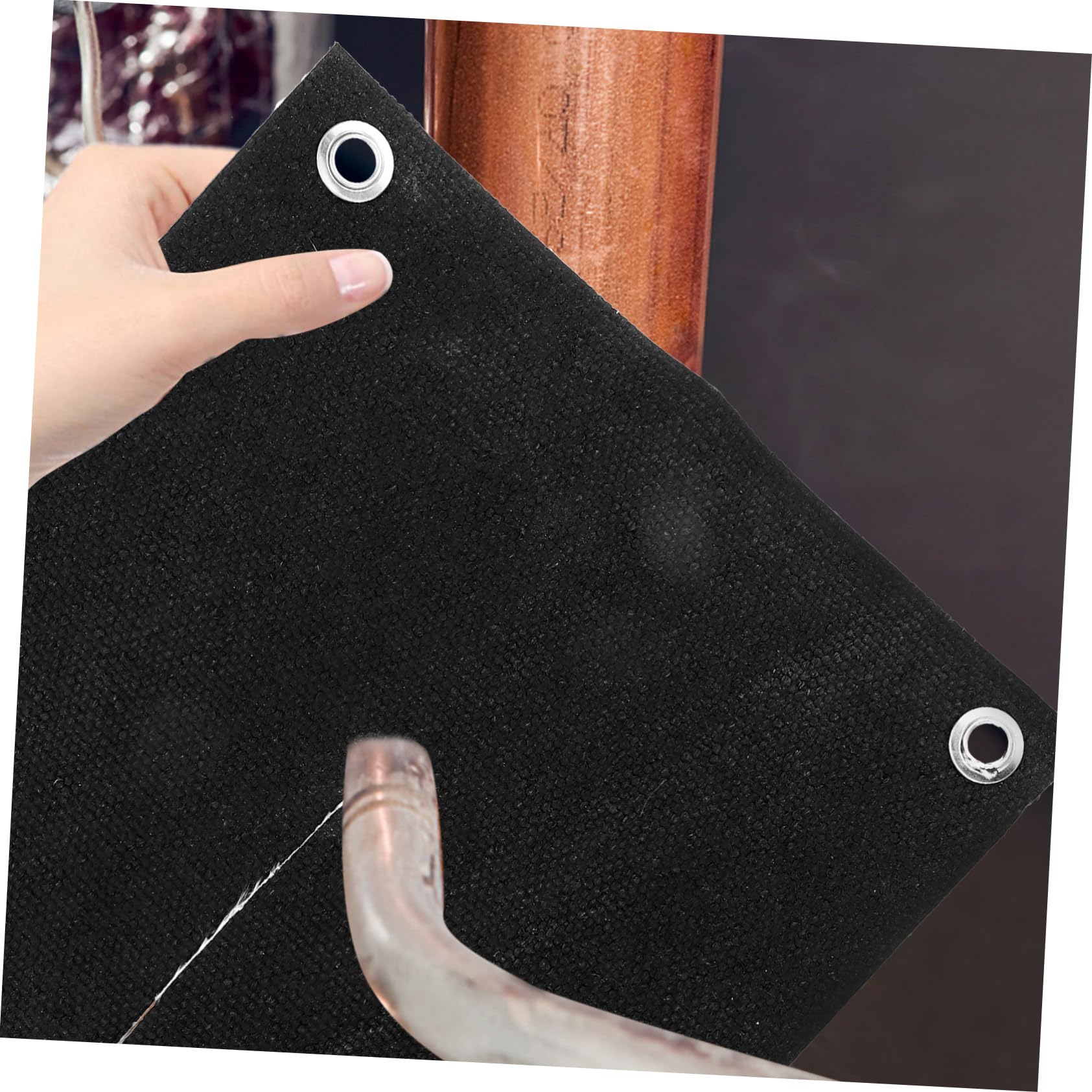 SOLUSTRE 3pezzi Coperta Ignifuga Per Saldatura Antifiamma Per Protezione Saldature e Tagli e Portatile Resistente Temperature