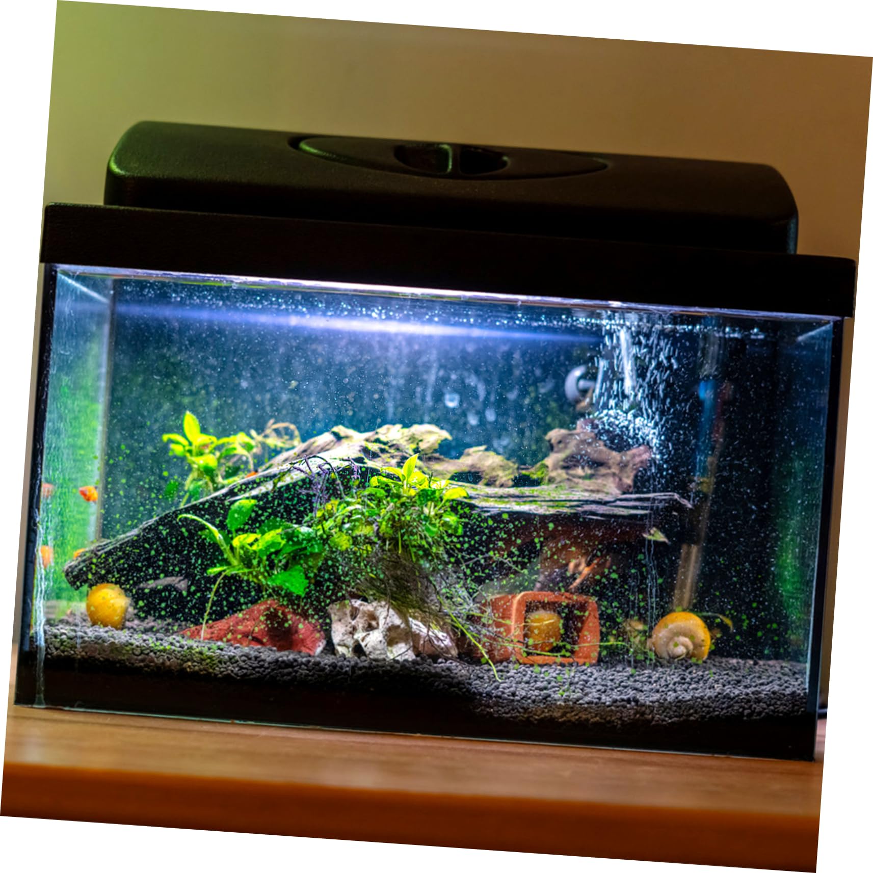 SUPVOX Tapis de Fond pour Aquarium 40x30x0.60cm Tapis Antidérapant en Mousse Épaisse Isolation Thermique Nivellement Réservoir Poissons