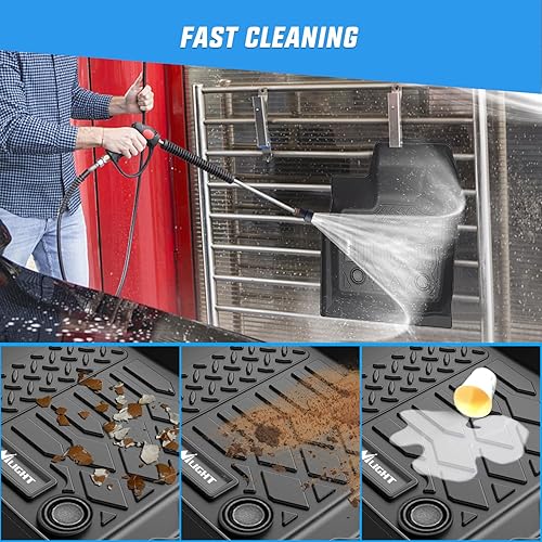 Miniatura 6 de Nilight Alfombrillas TPE para Ford FusionLincoln MKZ 2013 2014 2015 2016, ajuste personalizado para todo tipo de clima, forros de suelo resistentes