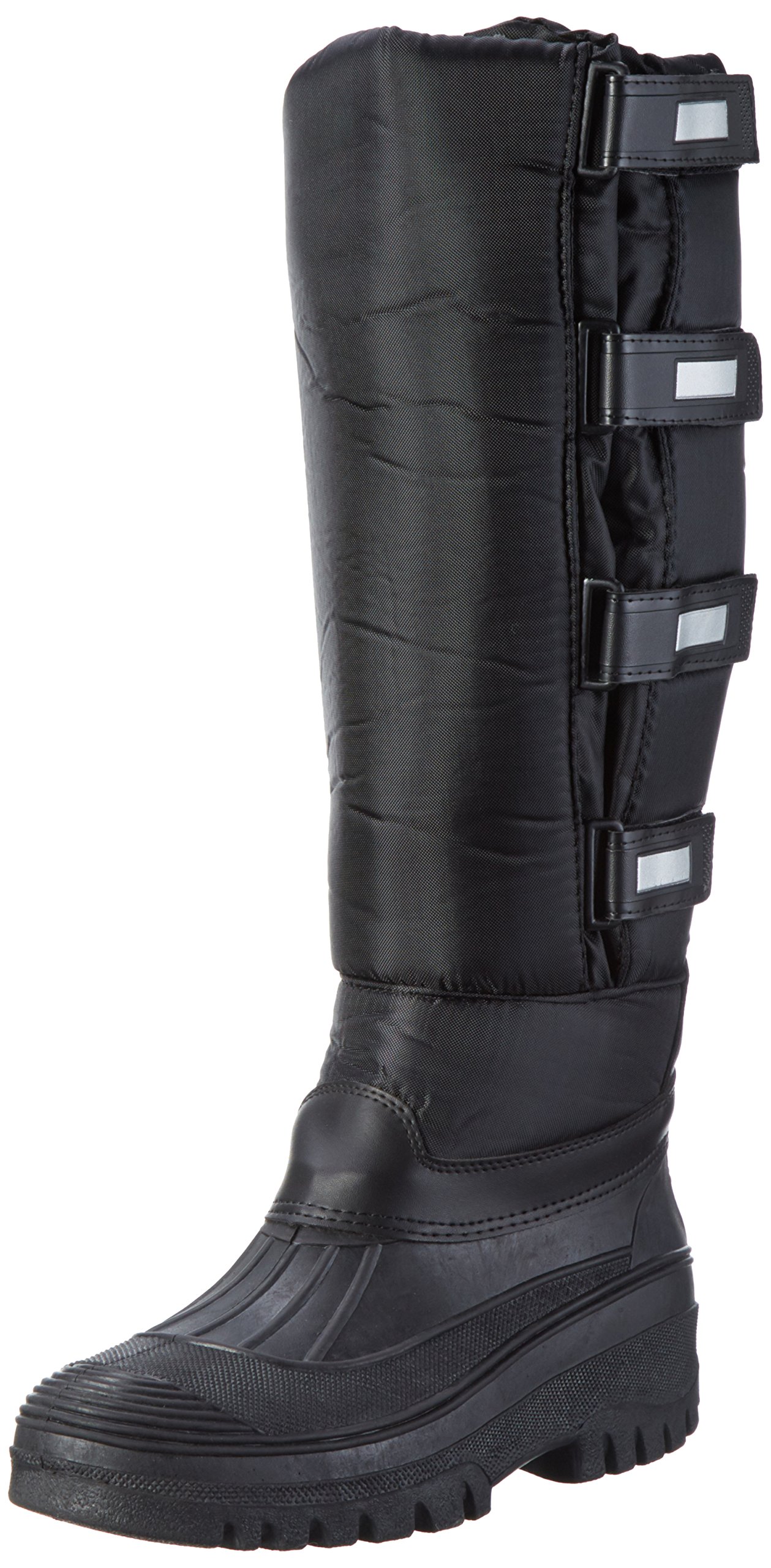 Pfiff Damen Thermo Winterstiefel, Stallstiefel Winter Stiefel, Schwarz