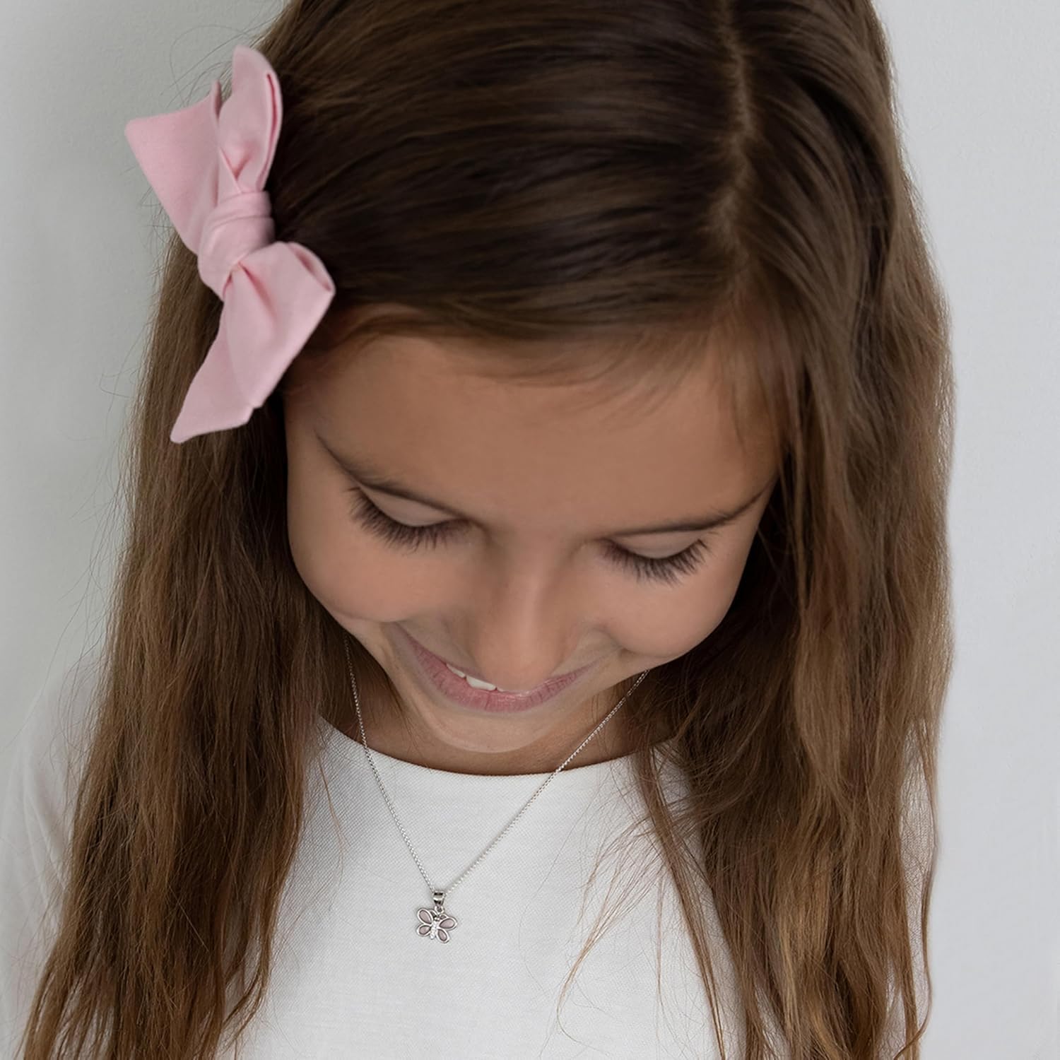 Cherished Moments 14K Gold-Plated or .925 Sterling Silver Pink Butterfly Earrings with CZ – Screw Back for Toddlers, Kids, Little Girls - Image 4