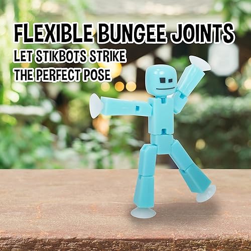 Miniatura 4 de Zing StikBot - Paquete individual, incluye 1 StikBot, figuras de acción coleccionables y accesorios, animación Stop Motion, a partir de 4 años