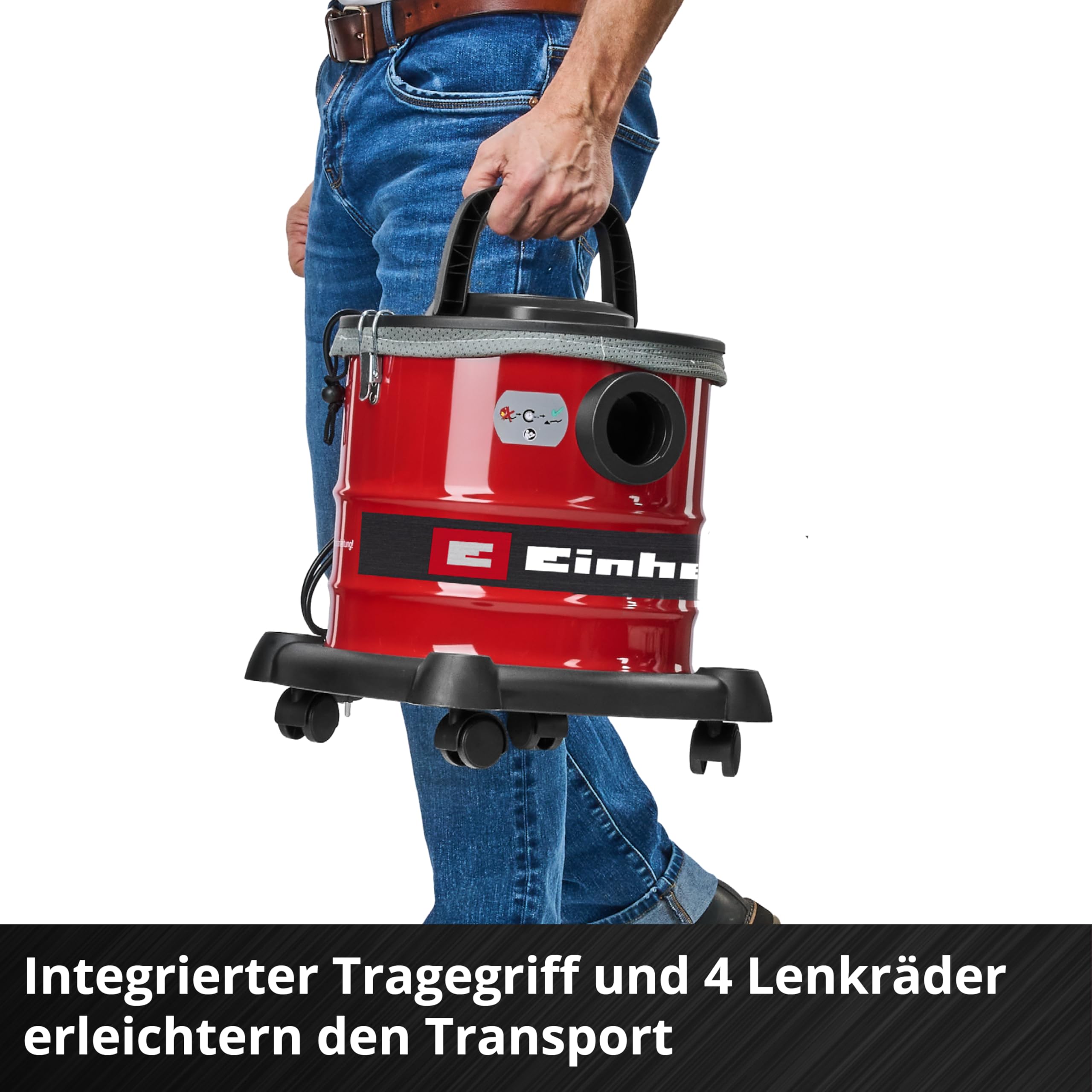 Einhell TC-AV 2032 DW Aschesauger 850 W 175 mbar 20 L Faltenfilter Blasfunktion