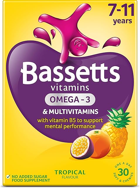 Bassetts Vitamins 7-11 Omega 3 Tropical 30's, 81.9 g