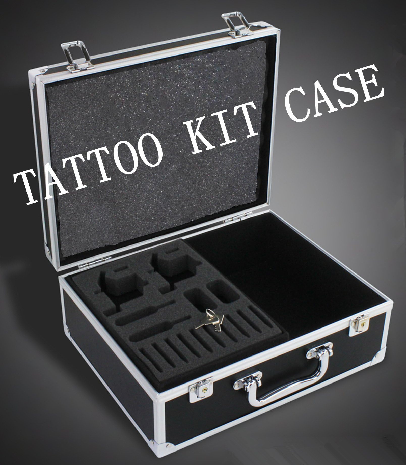 Large Empty Black Tattoo Case Tattoo Kit Box