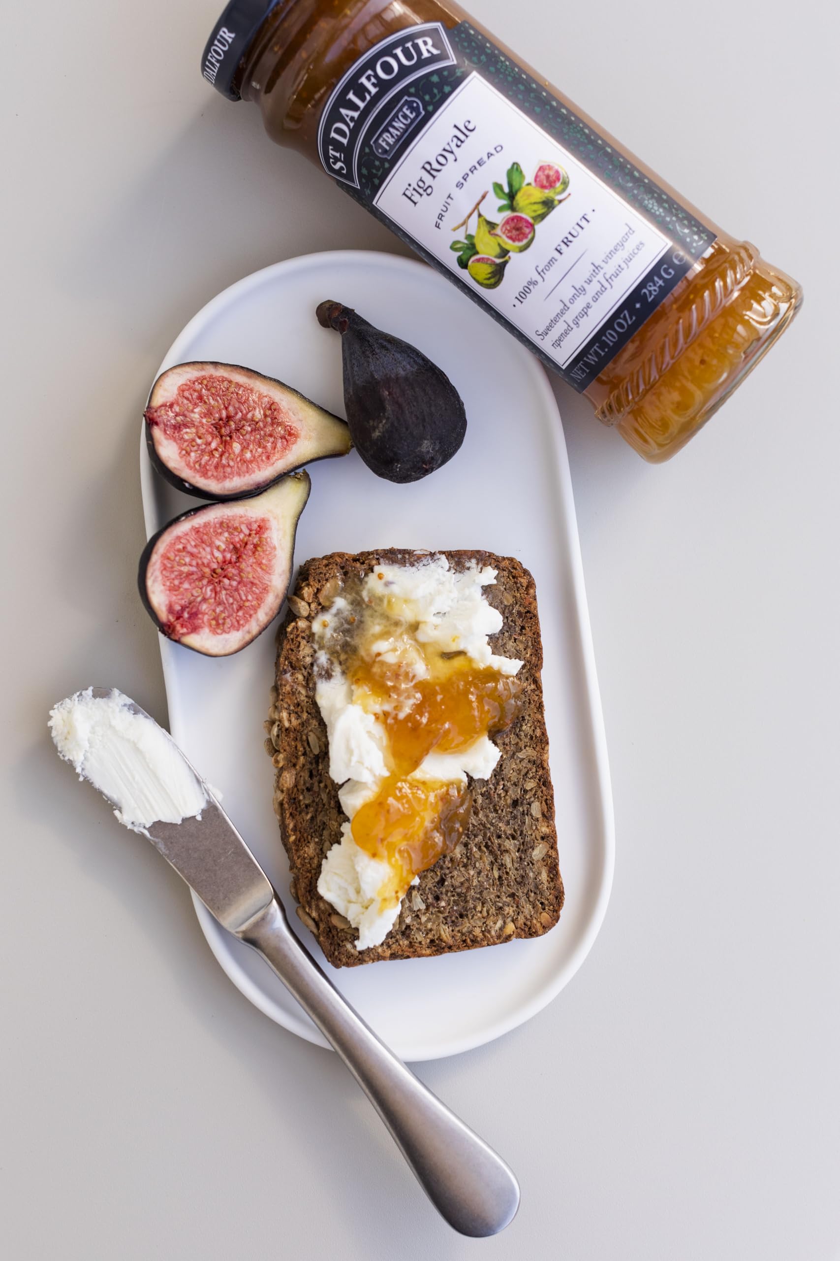 St Dalfour HIGOS | Fruta triturada | Mermelada natural 284g | 100% fruta sin azúcares añadidos