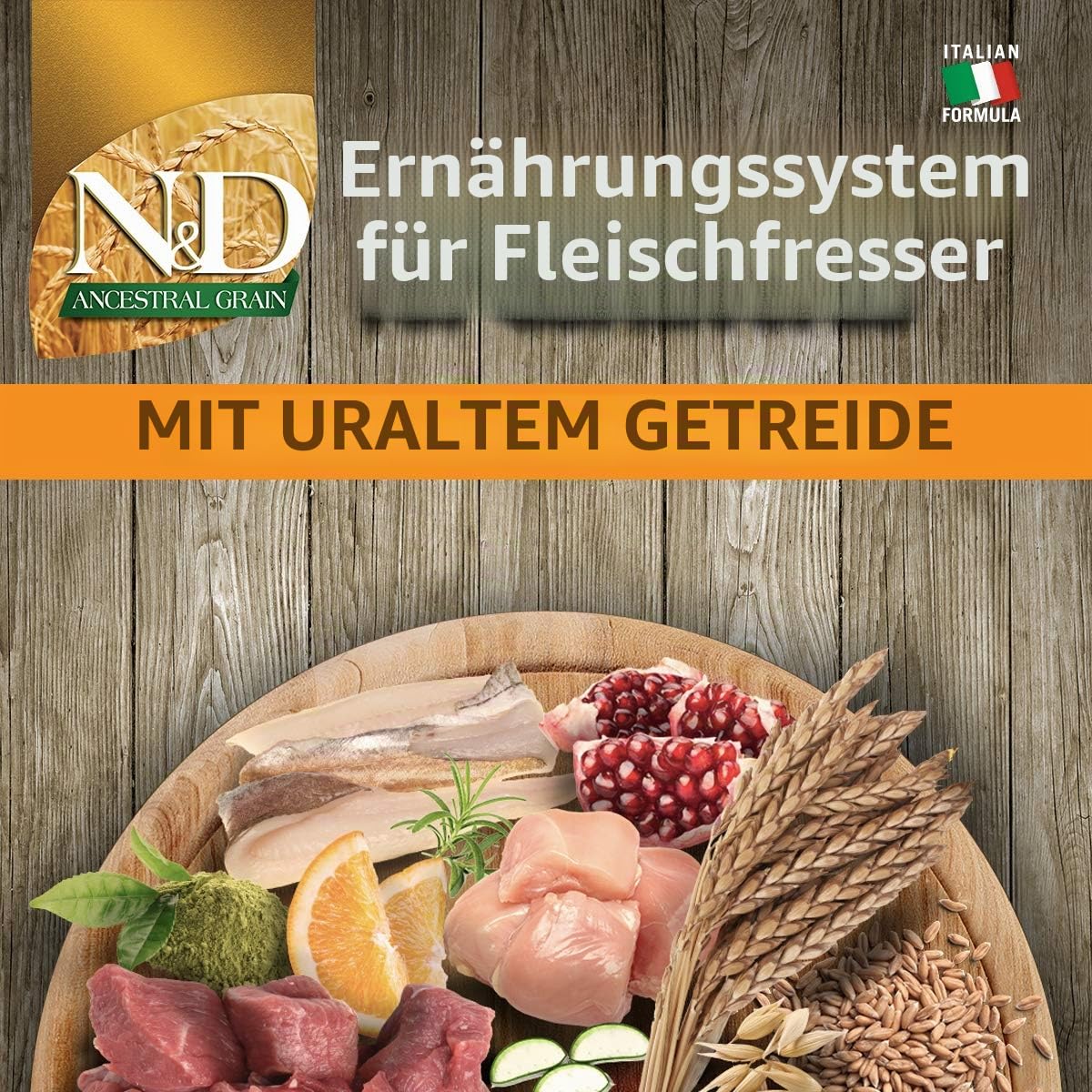 Farmina N&D ANCESTRAL Grain Pellets Hundefutter (Trockenfutter, mit hochwertigen Vitaminen und natürliche Antioxidantien, ohne Mais, Zutaten: Huhn, Dinkel, Hafer und Granatapfel, Portionsgröße: 7 kg)