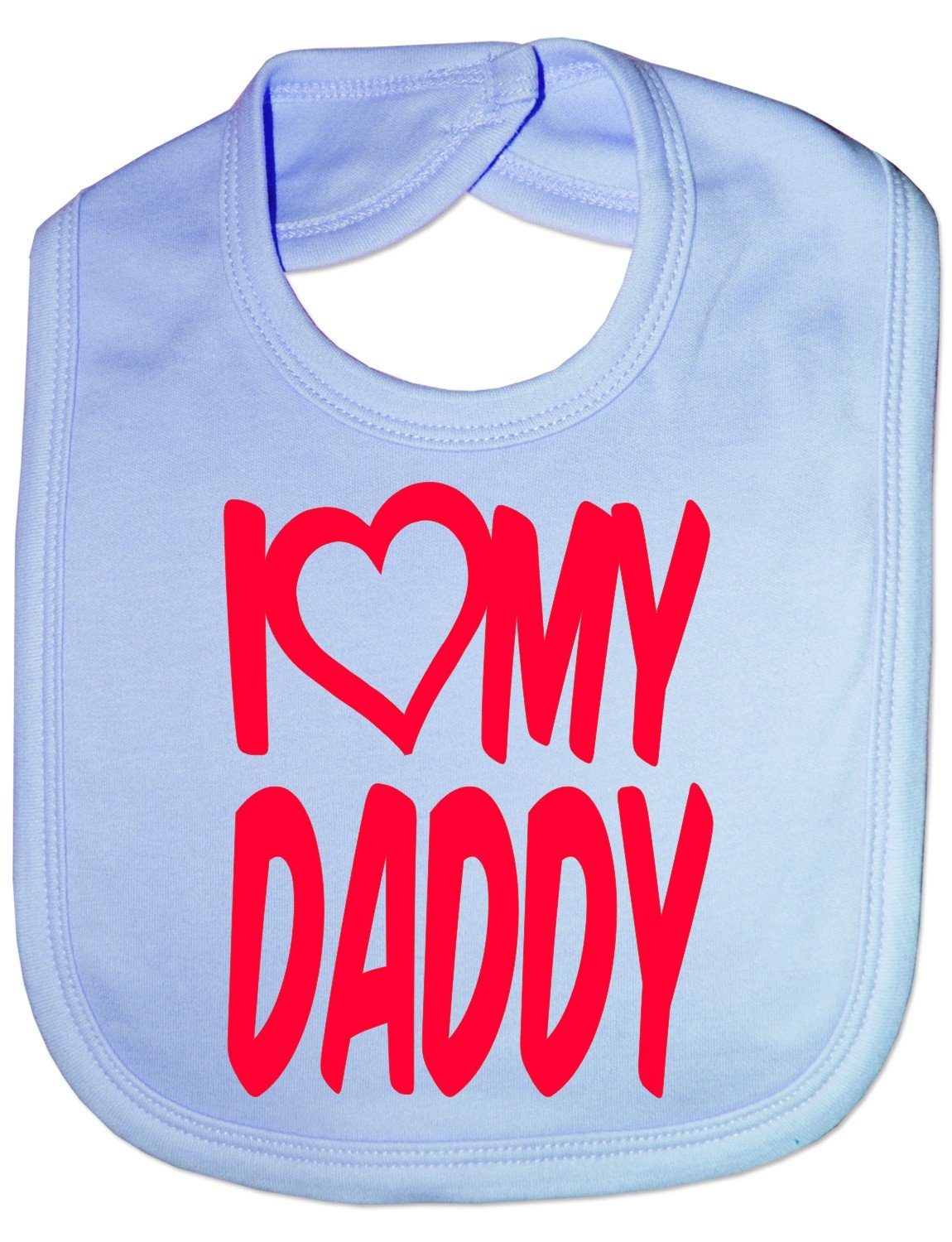 Print4U I Love My Daddy Boys Girls Baby Feeding Bib Gift One Size Blue