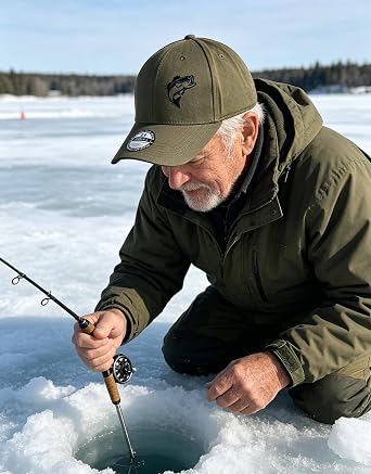 Bass Fish Hats for Men Women - Fly Fishing Gifts Dad Hat Baseball Caps