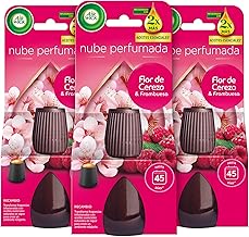 Air Wick Essential Mist Essential Oil Diffuser Refill with Cherry Blossom & Raspberry Scent, 3 x 20 ml
