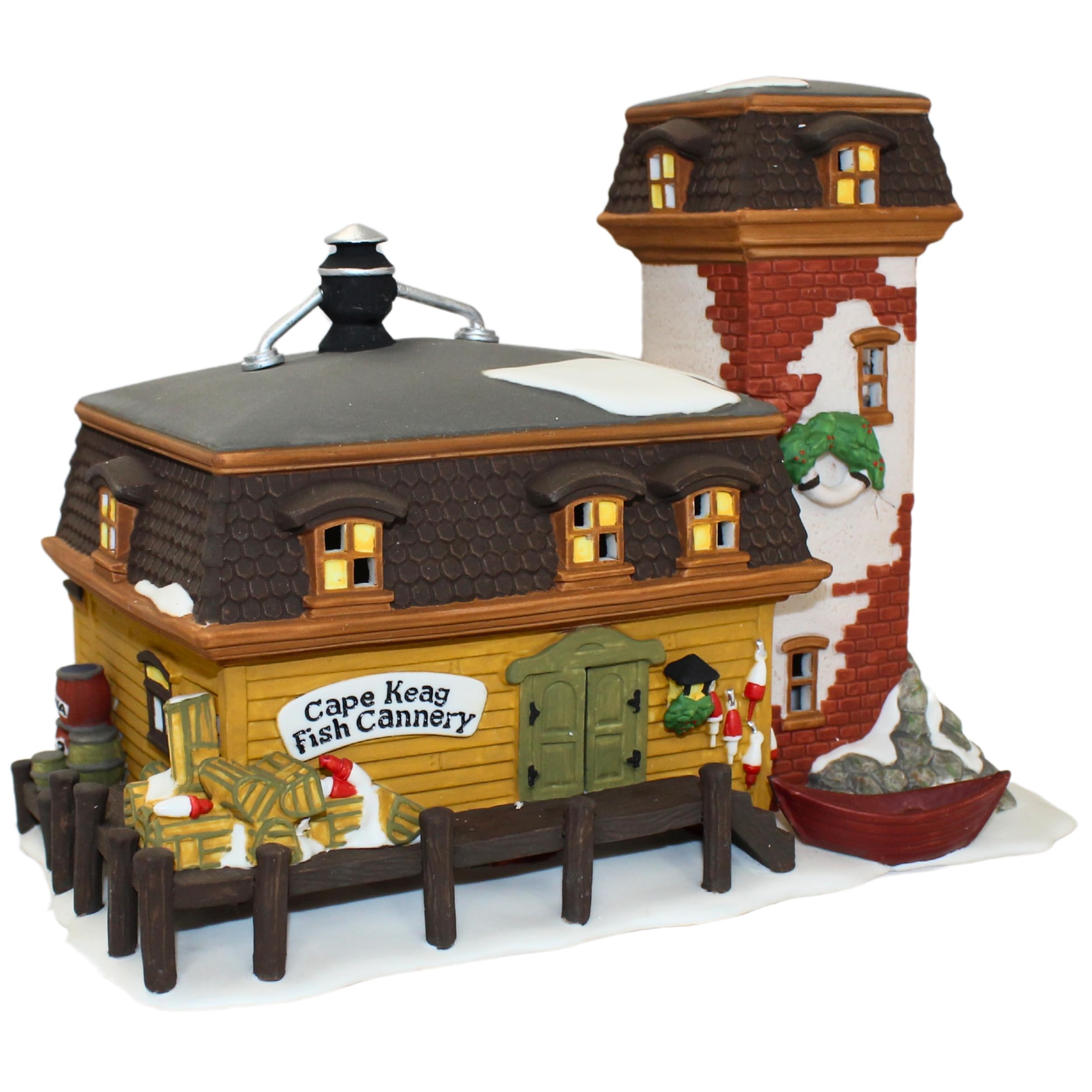 Amazon.com: Department 56 Cape Keag Fish Cannery New England