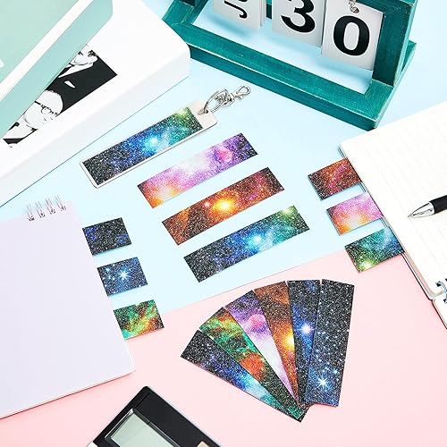 Miniatura 6 de El kit de 42 calcomanías sensoriales para la ansiedad incluye 36 tiras texturizadas para la ansiedad, 6 tiras texturizadas para llavero, calcomanías