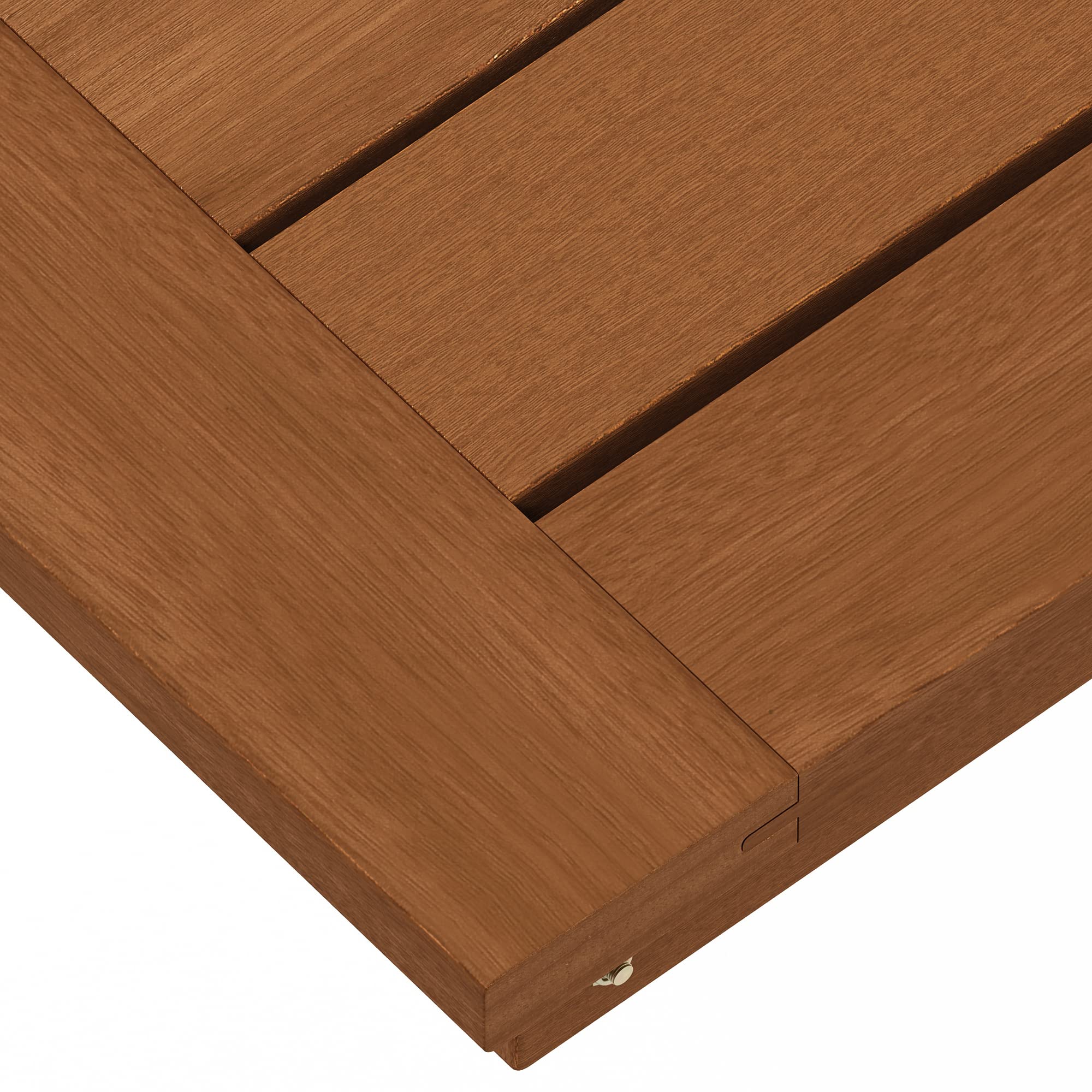 Furinno Tioman Hardwood Table Pliante Tiir Adirondack en Teck, Naturel, One Size