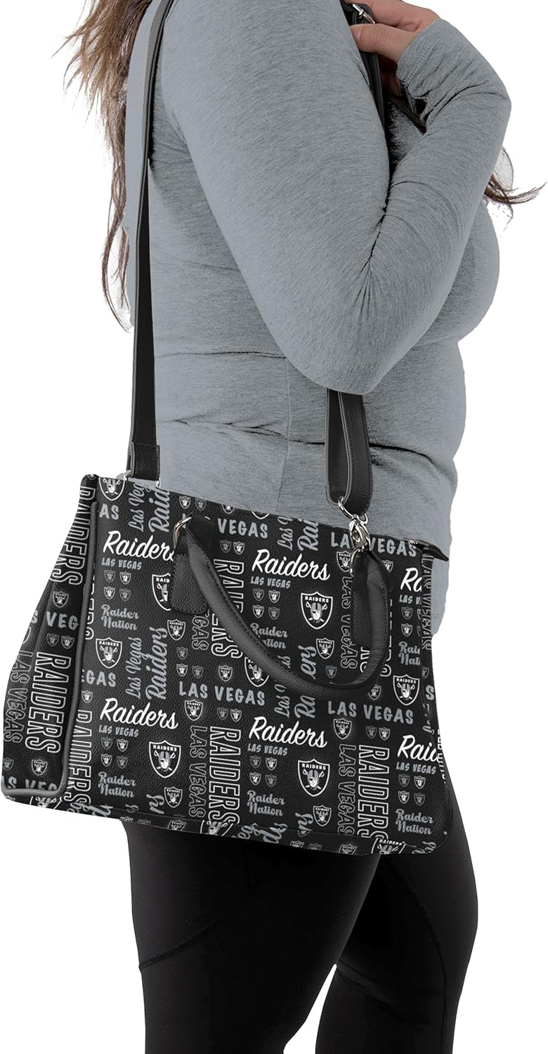 FOCO NFL womens Nfl Team Logo Spirited Style Printed Purse - Image 2