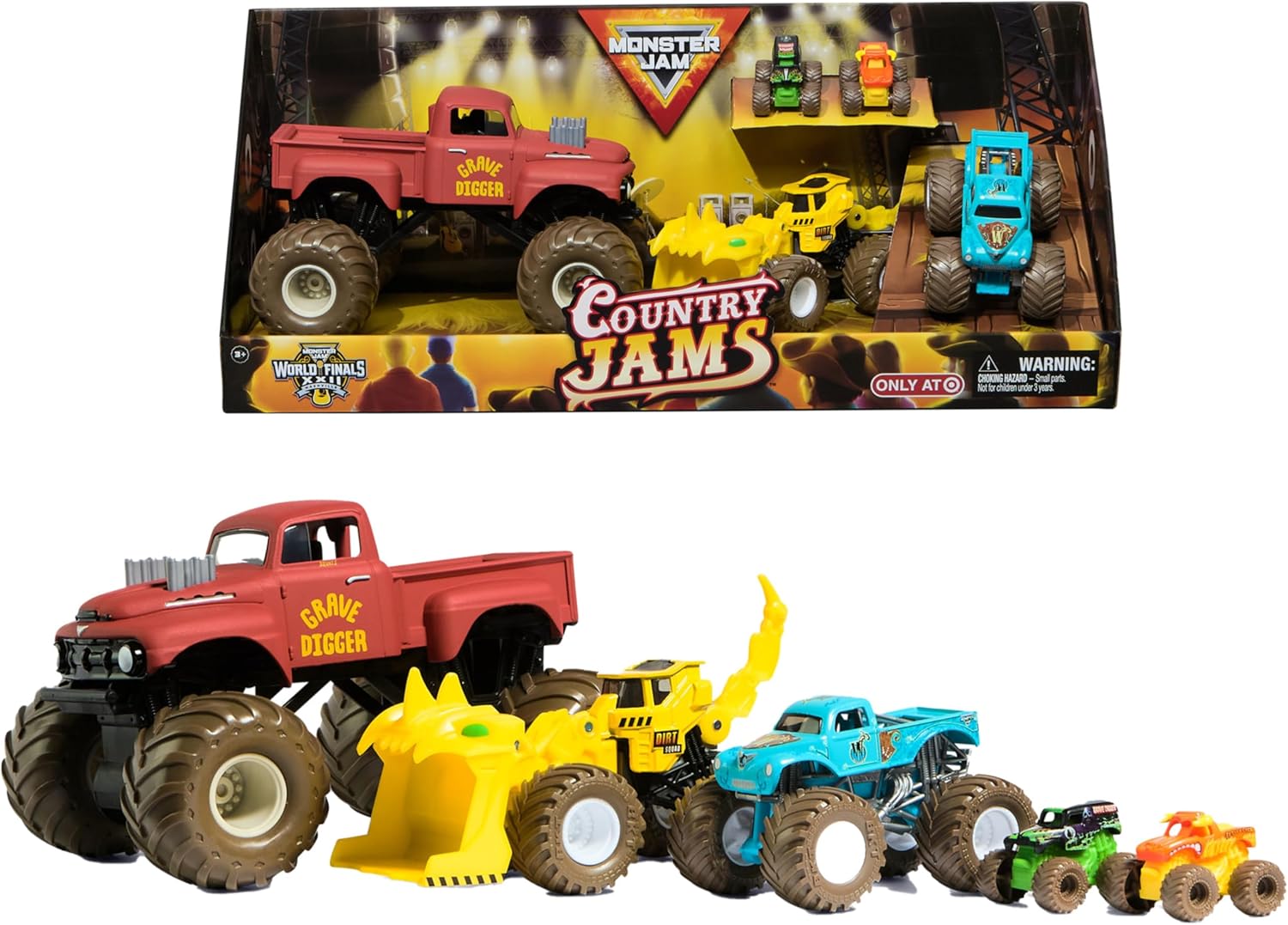 Country Jams 5-Pack by Monster Jam