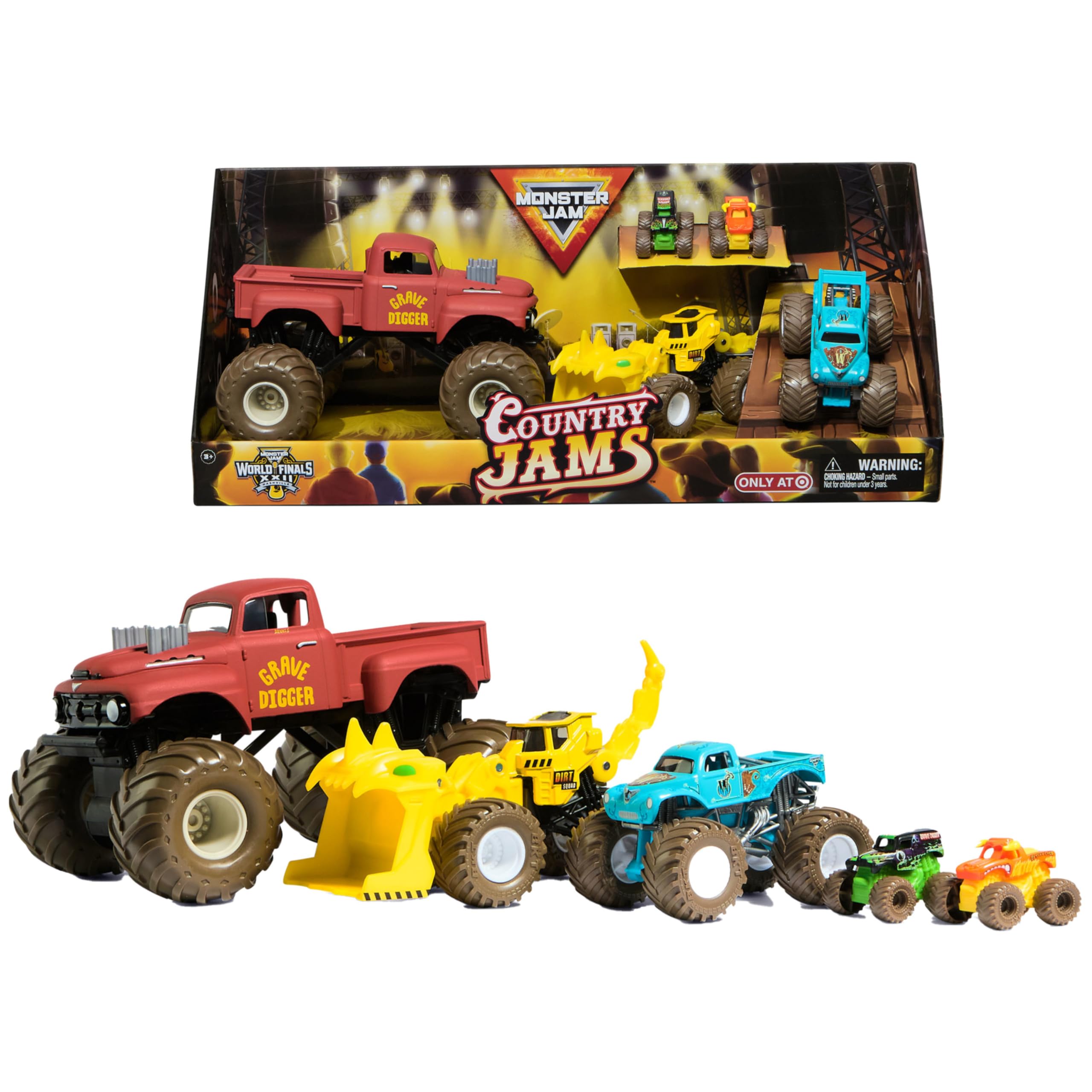 Country Jams - Confezione da 5 pezzi di Monster Jam