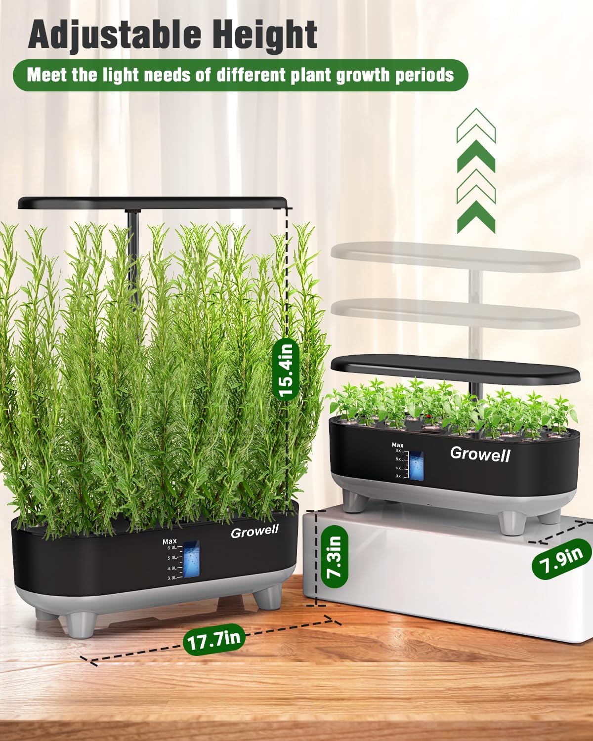 17 Pods & 16 Pods Hydroponics Growing System Kit