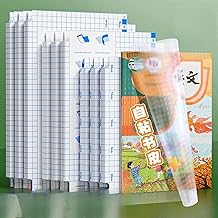 Onlyu (30 Pcs- 3 Different Sizes -10 Each) Book Biding Cover Transparent Paper Sticker Book Cover Film,Waterproof School Textbook Protective Case Cover, Cut Self-Adhesive Book Cover Paper Sticker (30)