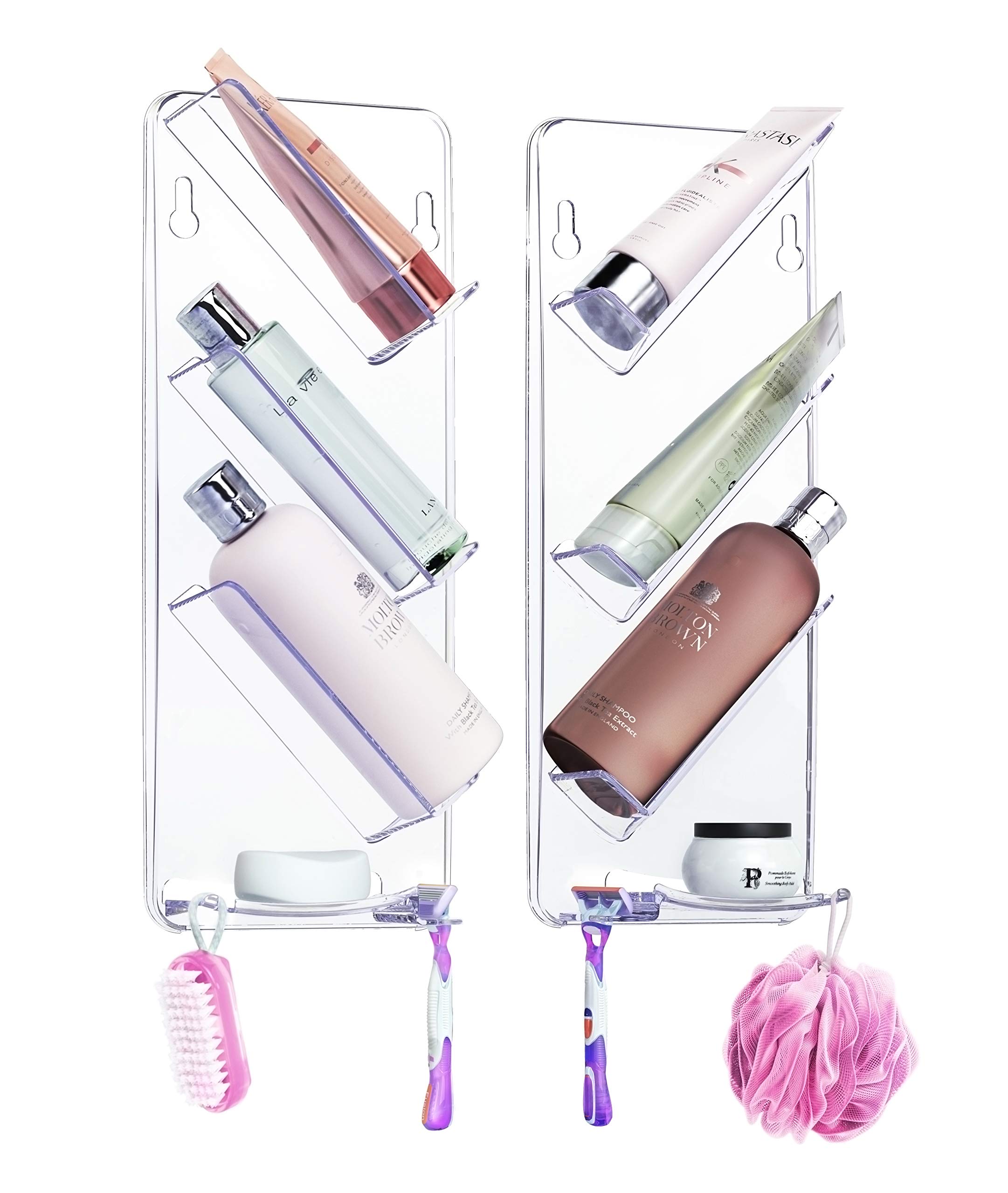 Buy ShowerGem Bathroom Organizer Shower Caddy No Drilling, No Suction Cups or Screws As Seen