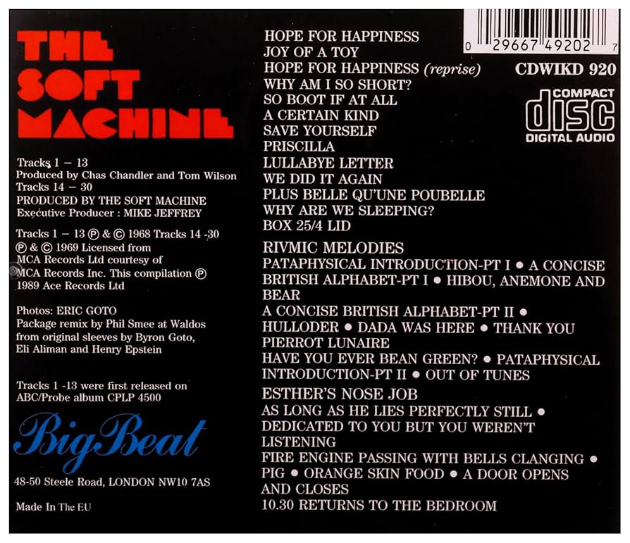 ■UKオリジナル盤/未発表曲多数集大成■SOFT MACHINE ■ソフト・マ □UKオリジナル盤/未発表曲多数集大成□SOFT MACHINE □ソフト