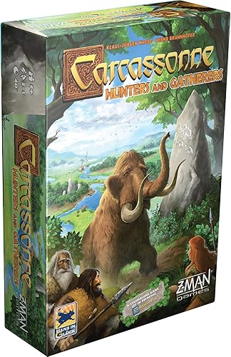 Carcassonne - Juego de mesa de cazadores y recolectores  Juego de mesa familiar  Juego de mesa para adultos y familiares  Juego de mesa de