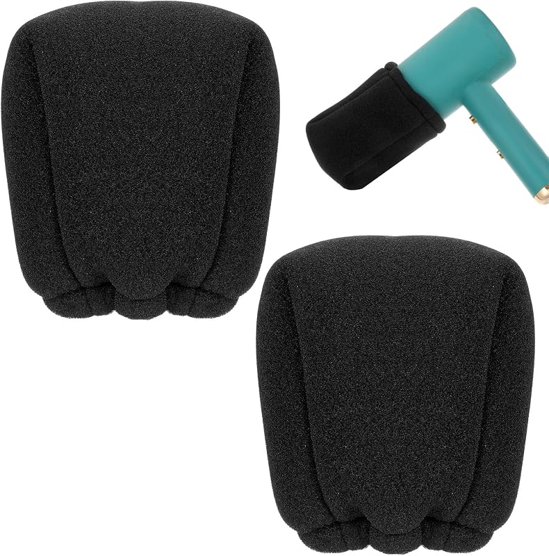 2Pcs Hot Sock Diffuser, Universal Hair Dryer Diffuser Attachment, Black | Heat-Resistant Diffuser Sock for Hair Dryer, Travel-Friendly Hair-Dryer Accessory for Frizz-Free Styling, Reusable