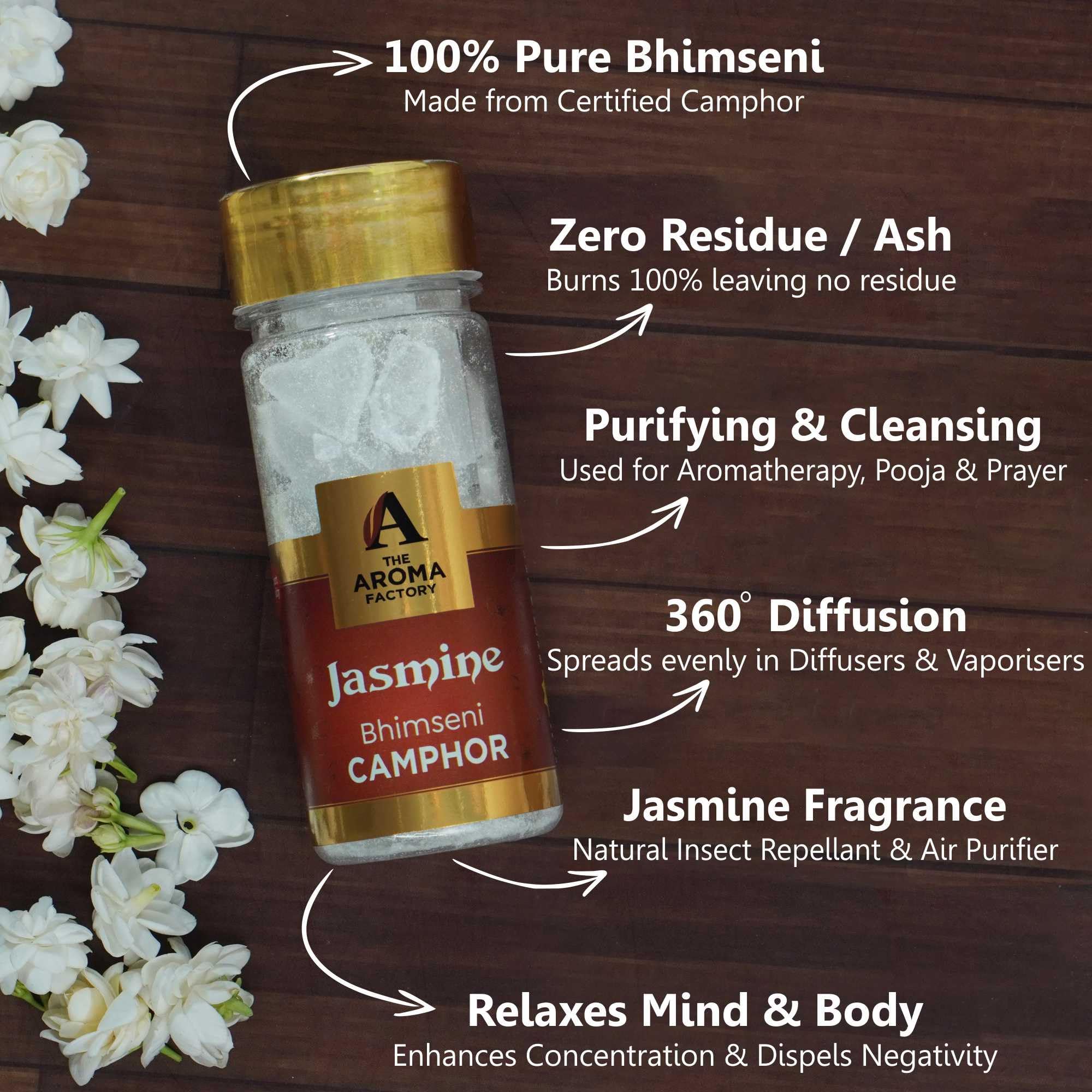 Pure Bhimseni Camphor - Natural Fragrance for Pooja -5