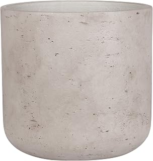 Abbott 65-QUARRY-LOW-BRN Collection Small Low Bowl Planter