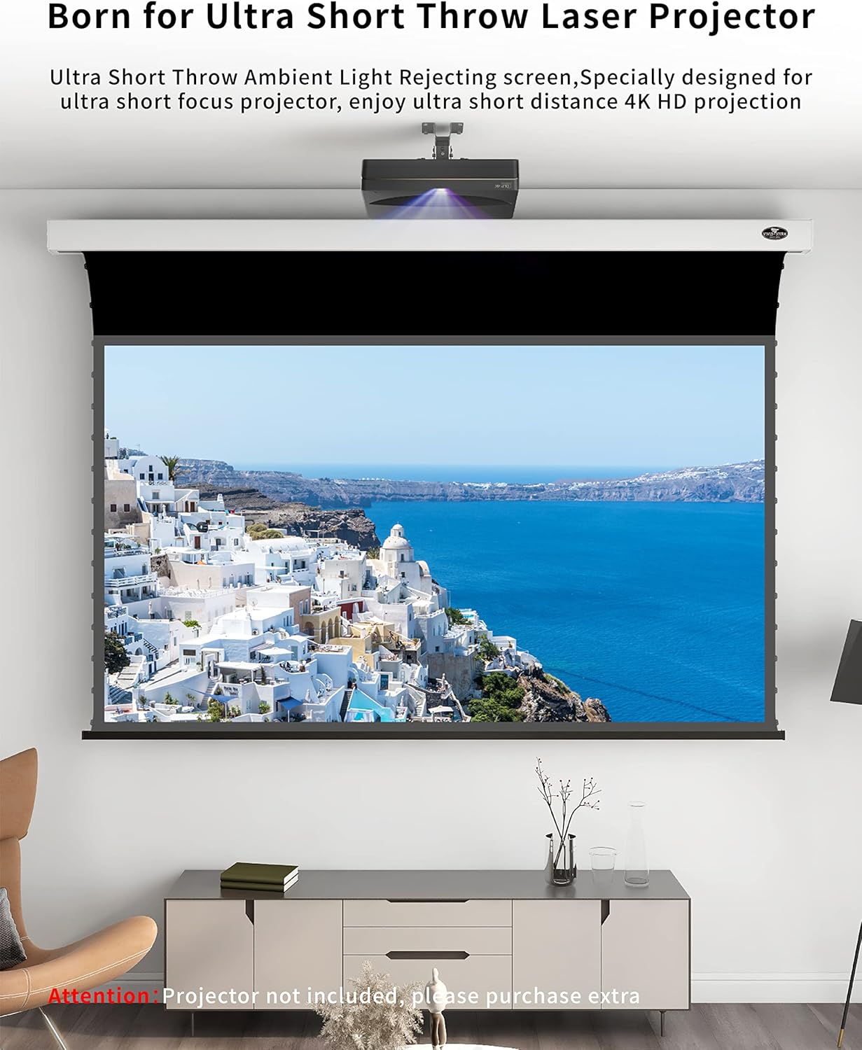 Buy VIVIDSTORMProjection Screens,Rotate/Spin ALR UST Motor Tension