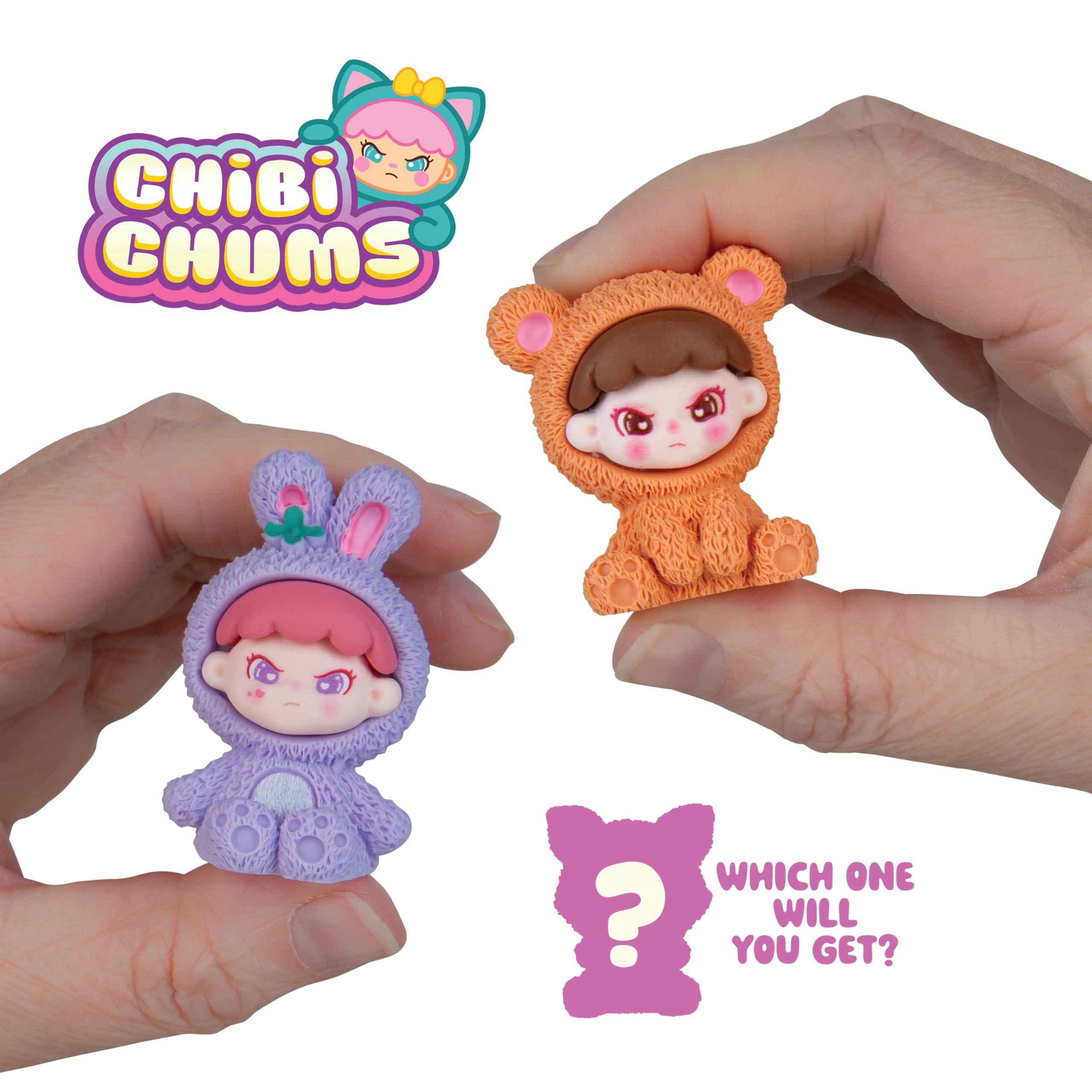 Amazon.com: ORB Chibi Chums Blind Box 3 Pack - Collectible Mini