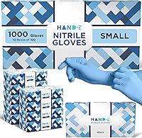 Vista 8 de Hand-E Touch Disposable Nitrile Gloves 1000 Count Case - Latex Free, Powder Free, Surgical Medical Exam Gloves -Bulk Supply