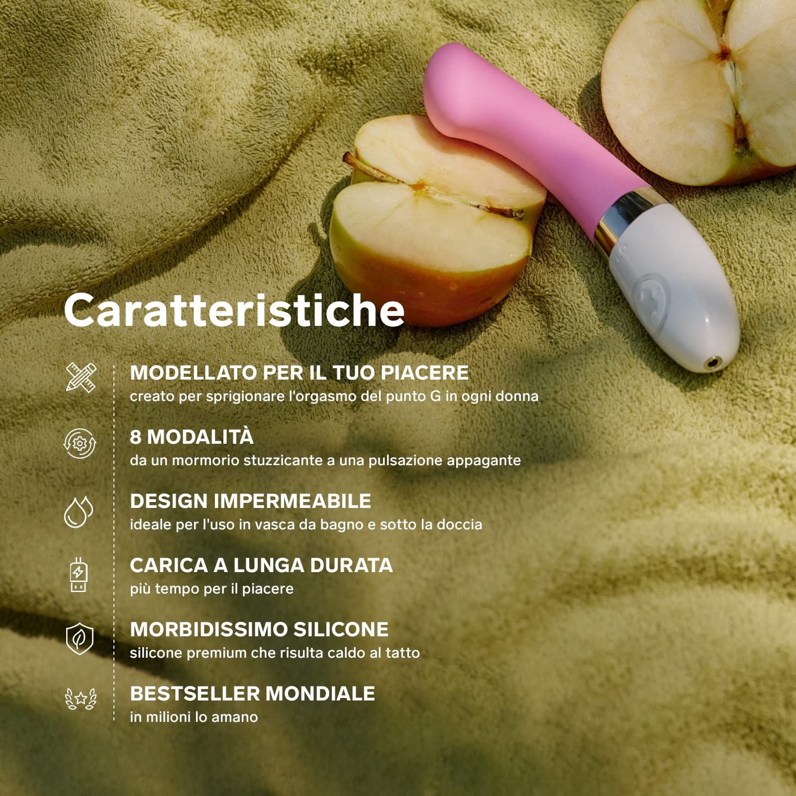 LELO GIGI 2 Vibratore per Donne Massaggiatore Personale Potente, Silenzioso e Curvo per un Piacere da Togliere il Fiato, Sex Toys per Donne, Vibratori Femminili, Sex Toy per Lei, Deep Rose